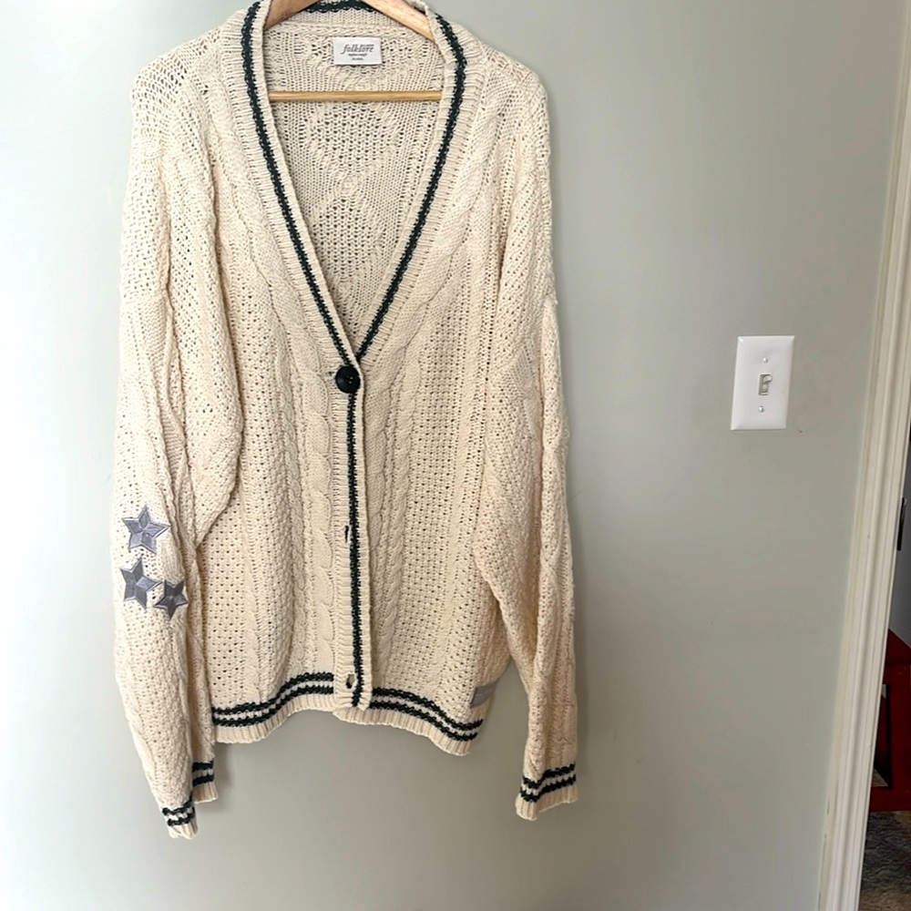 Taylor Swift second release Folklore Cardigan Sweater size XL/2XL